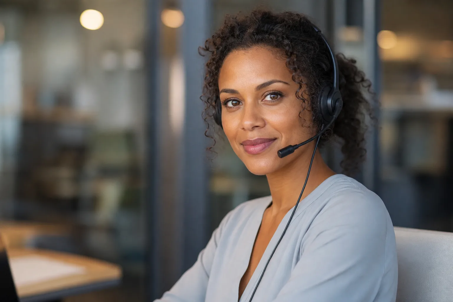 Spanish interpreter ready for an in-person assignment